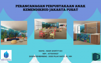 Perancangan Interior Perpustakaan Anak Kemendikbud di Jakarta