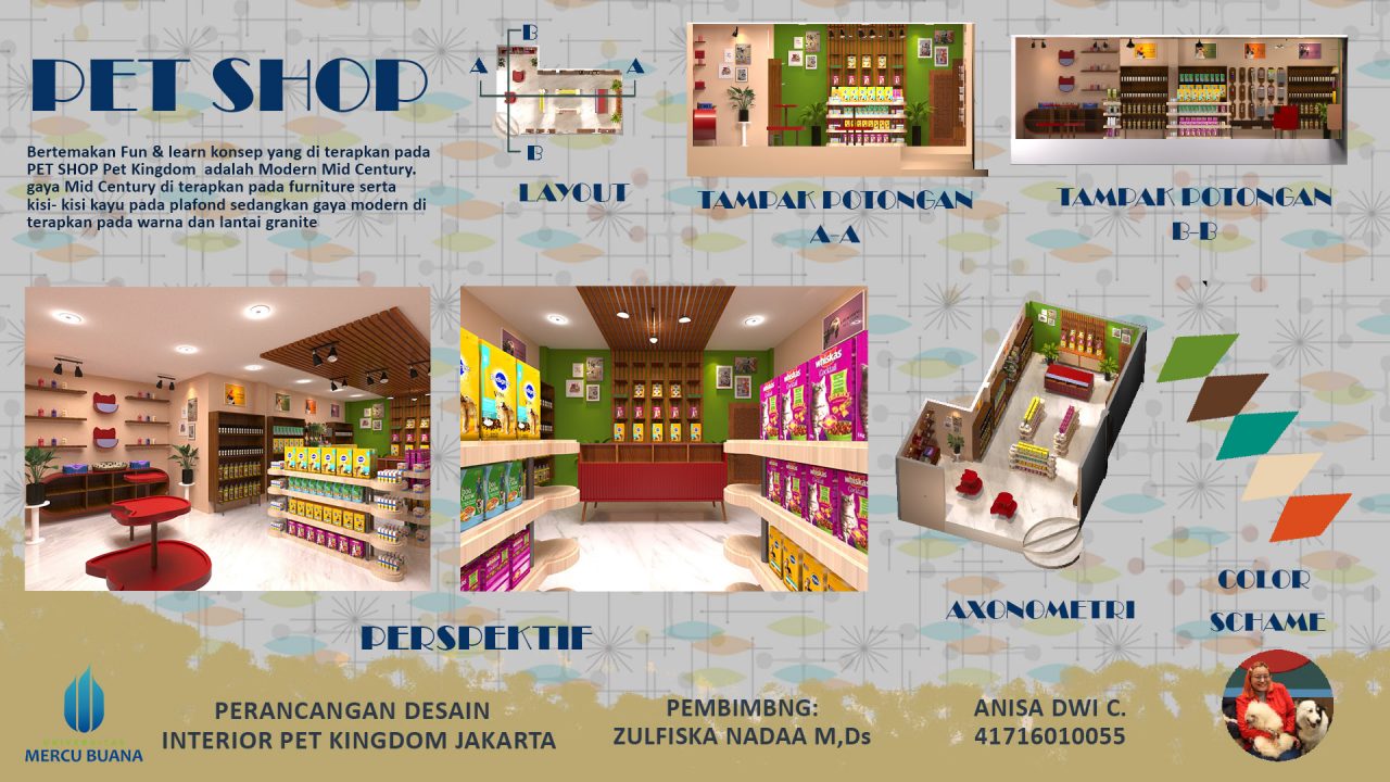 Galeri FDSK | Perancangan Interior Pet Kingdom Jakarta