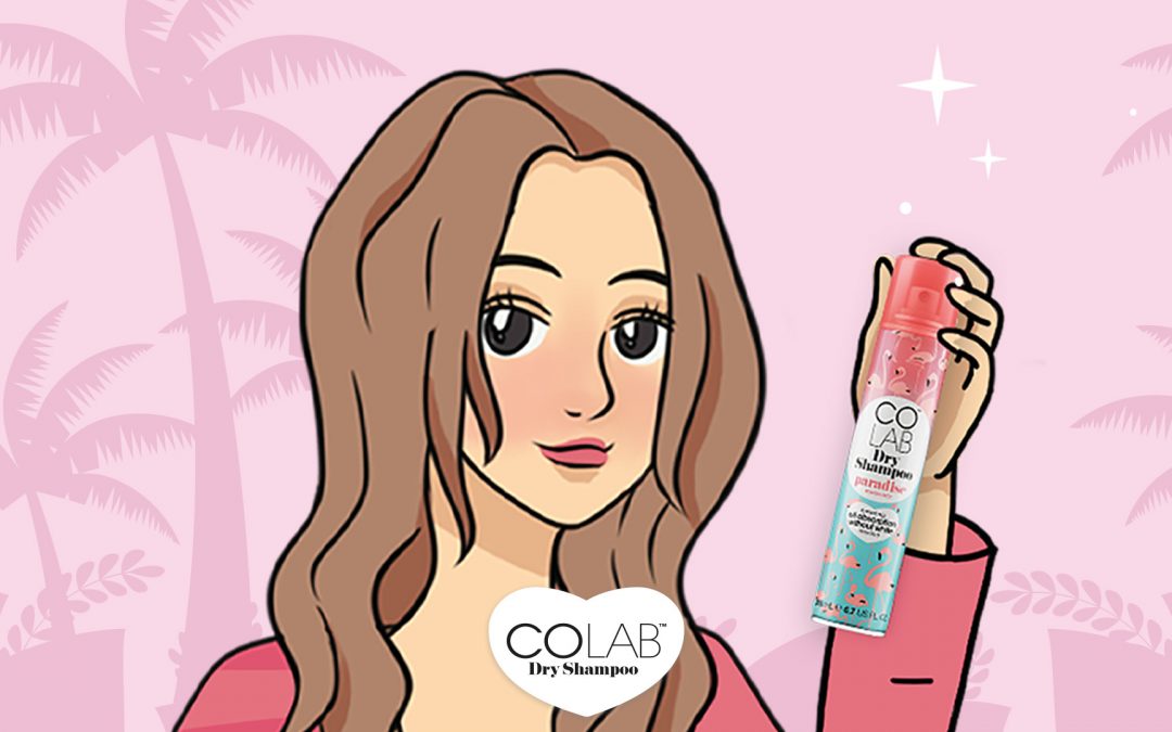 Perancangan Desain Media  Promosi Untuk Colab Dry Shampo