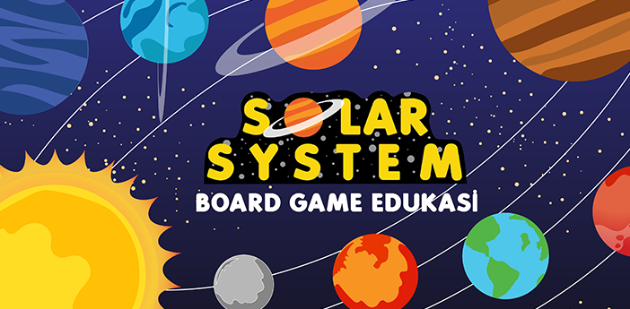 Perancanan visual board game tata surya untuk media pembelajaran anak
