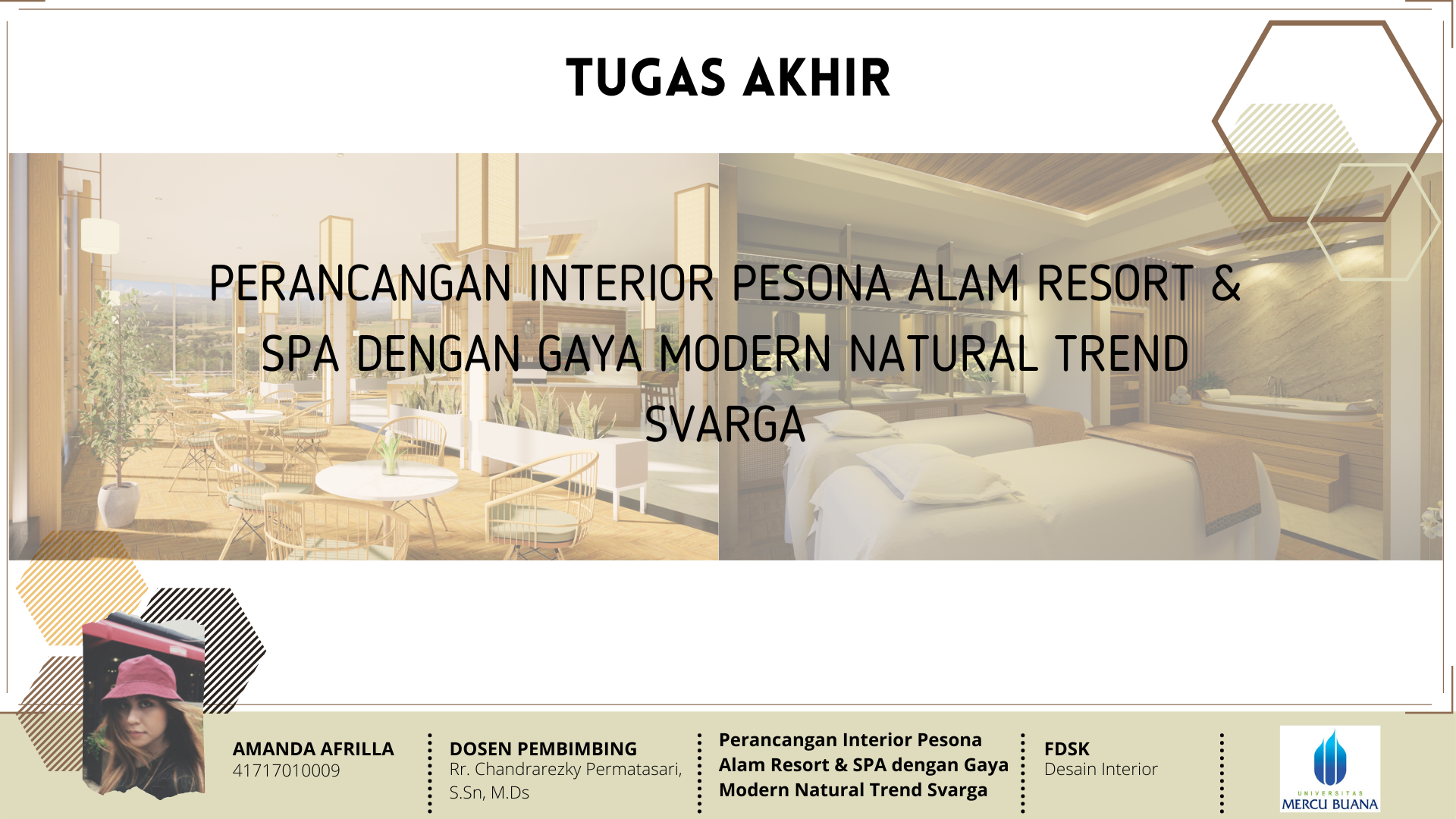 Galeri FDSK | Perancangan Interior Pesona Alam Resort & Spa dengan Gaya  Modern Natural Trend Svarga