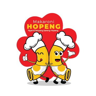 Perancangan Visual Brand Identity Makaroni Hopeng