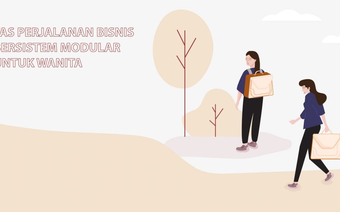 Tas Perjalanan Bisnis Bersistem Modular Untuk Wanita