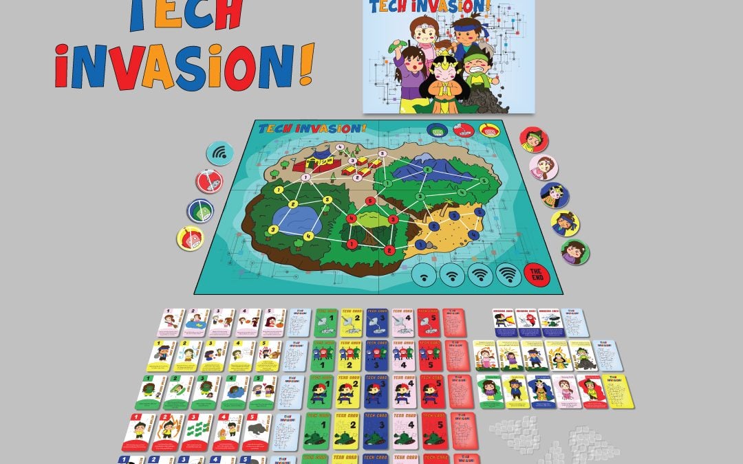 Board Game Tech Invasion Dengan Tema Cerita Rakyat Indonesia