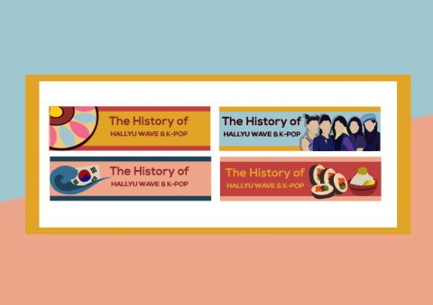 Galeri FDSK | PERANCANGAN BUKU ILUSTRASI “HISTORY OF HALLYU WAVE & K-POP