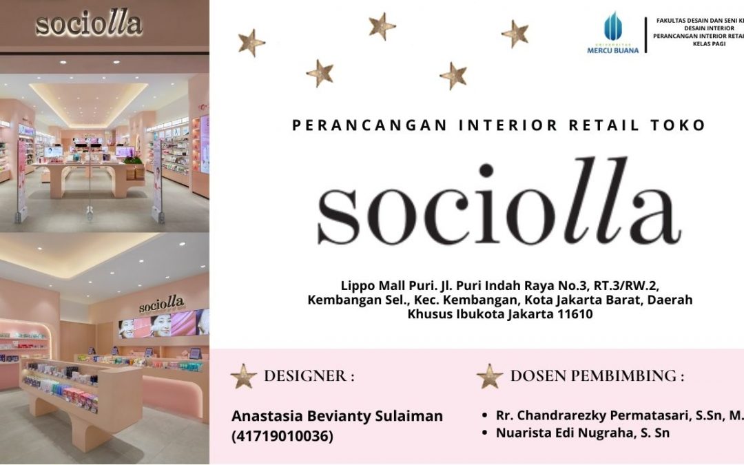 Perancangan Interior Retail Toko Sociolla