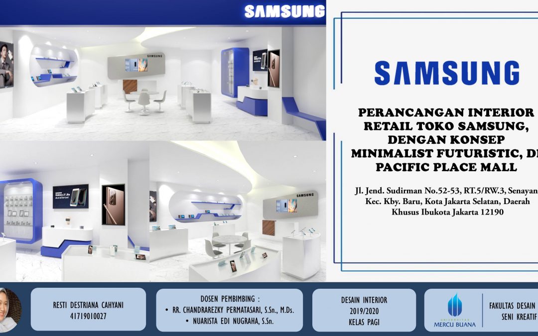 Perancangan Interior Retail Toko Samsung