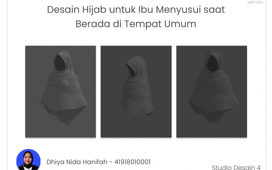 Desain Hijab untuk Ibu Menyusui saat Berada di tempat umum