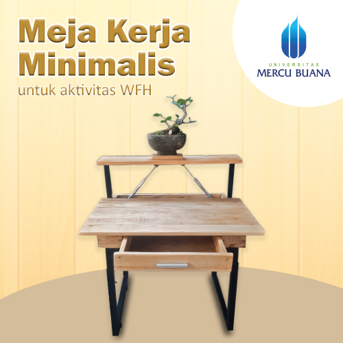 MEJA KERJA MINIMALIS untuk Aktifitas WFH Lebih Nyaman