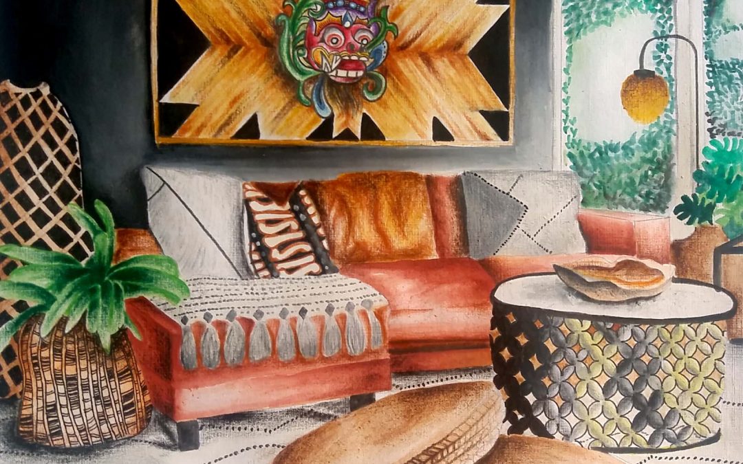 Ethnic Living Room