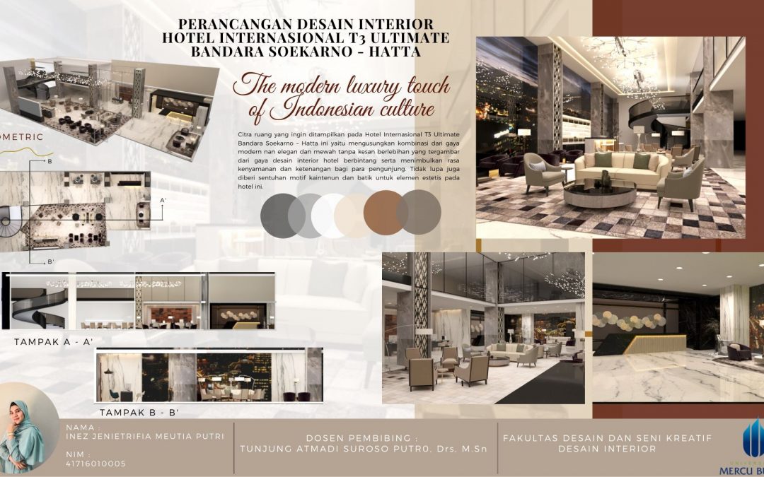 Interior Hotel Internasional T3 Ultimate Bandara Soekarno-HattaSvarga