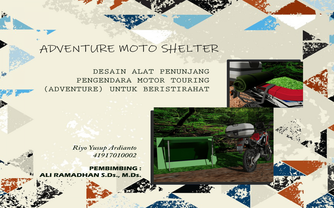 Desain Alat Penunjang Pengendara Motor Touring (Adventure) Untuk Beristirahat