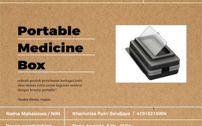 PORTABLE MEDICINE BOX UNTUK AKTIFITAS DILUAR RUMAH