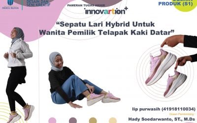 SEPATU LARI HYBRID UNTUK WANITA PEMILIK TELAPAK KAKI DATAR