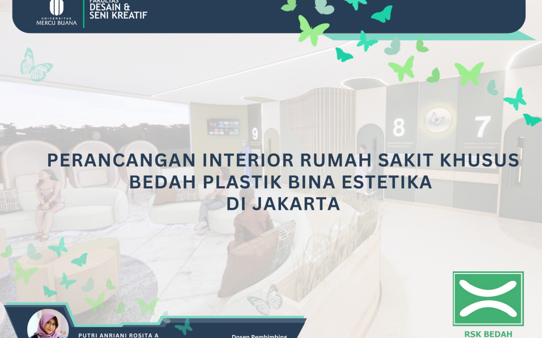 Perancangan Interior Rumah Sakit Bedah Plastik Bina Estetika di Jakarta