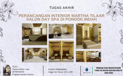 Perancangan Interior Martha Tilaar Salon Day Spa di Pondok Indah